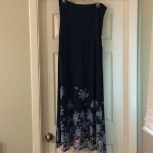 Lularoe floral maxi skirt
